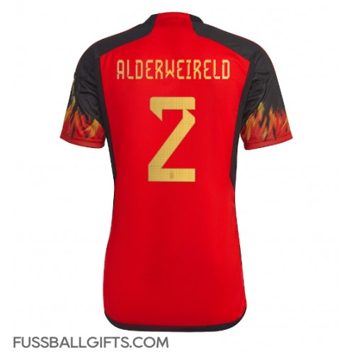 Belgien Toby Alderweireld #2 Fußballbekleidung Heimtrikot WM 2022 Kurzarm